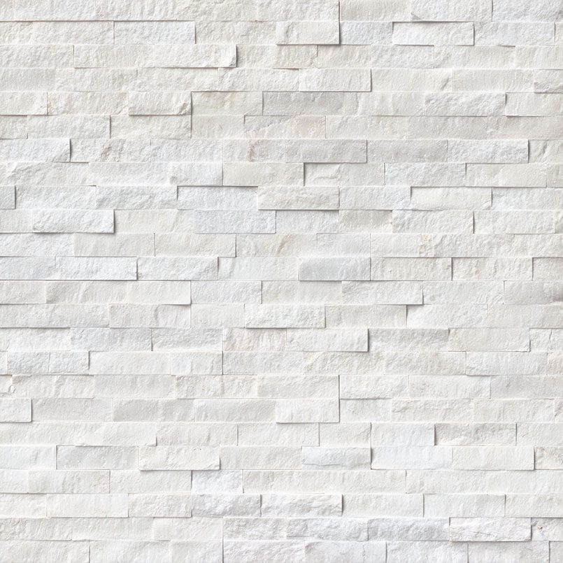 Whitestone Layer COSMIC WHITE SPLIT FACE 6X24 PANEL - Sophisticated Stone